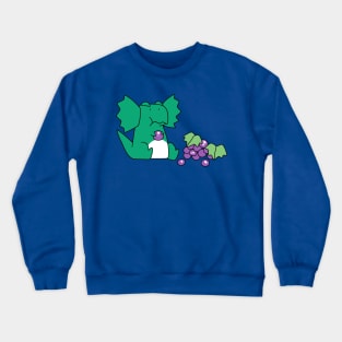 Dilophosaurus Eating Grapes Crewneck Sweatshirt